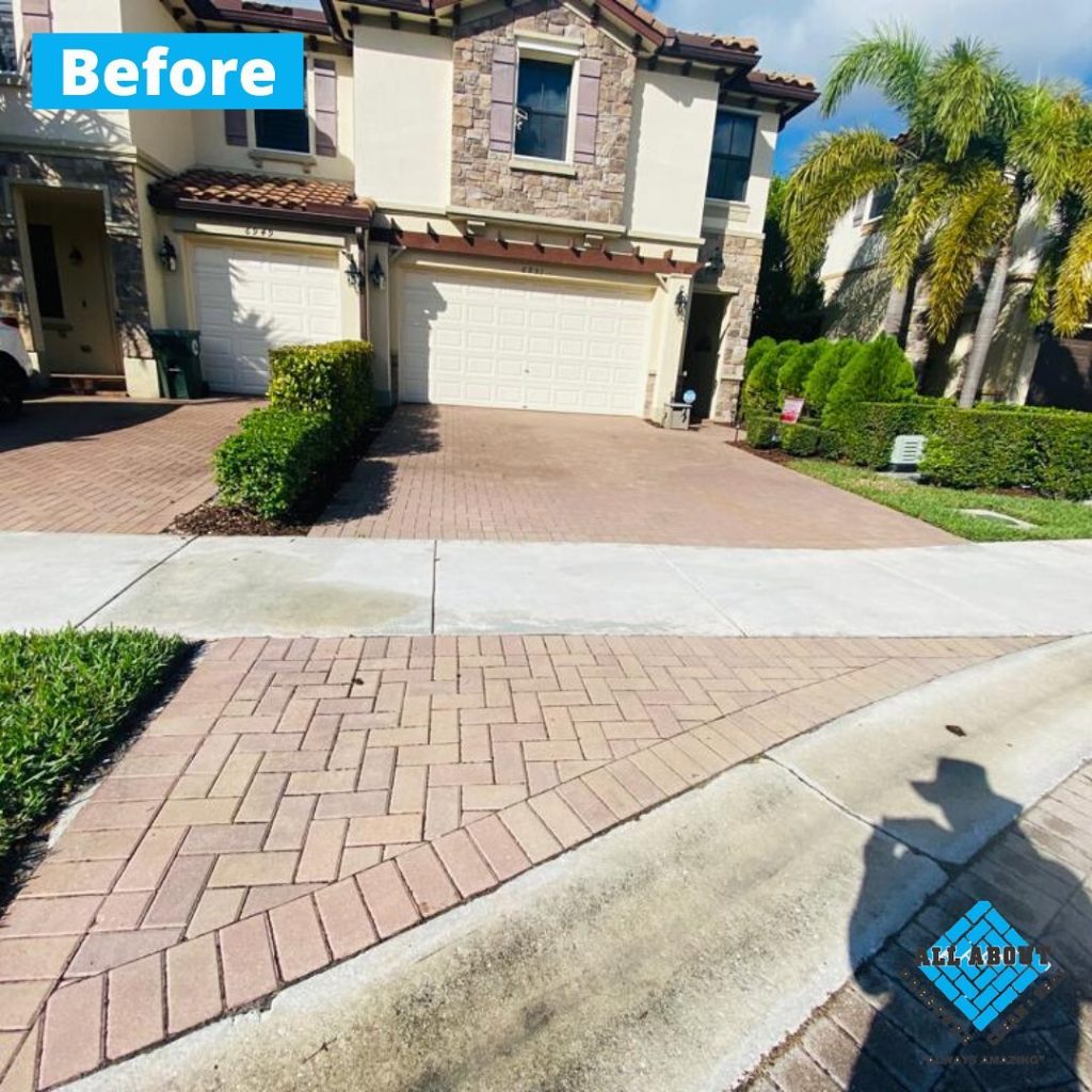 Driveway Power Washing in Broward County