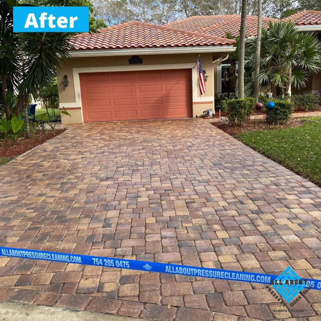 Driveway Power Washing in Broward County