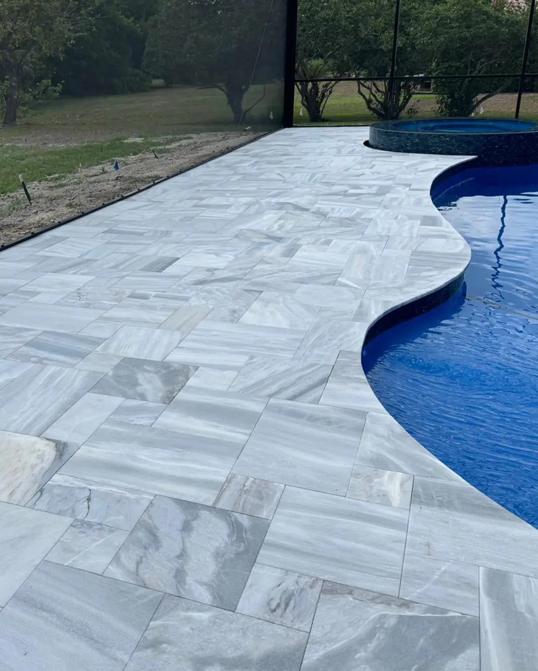Marble restoration after