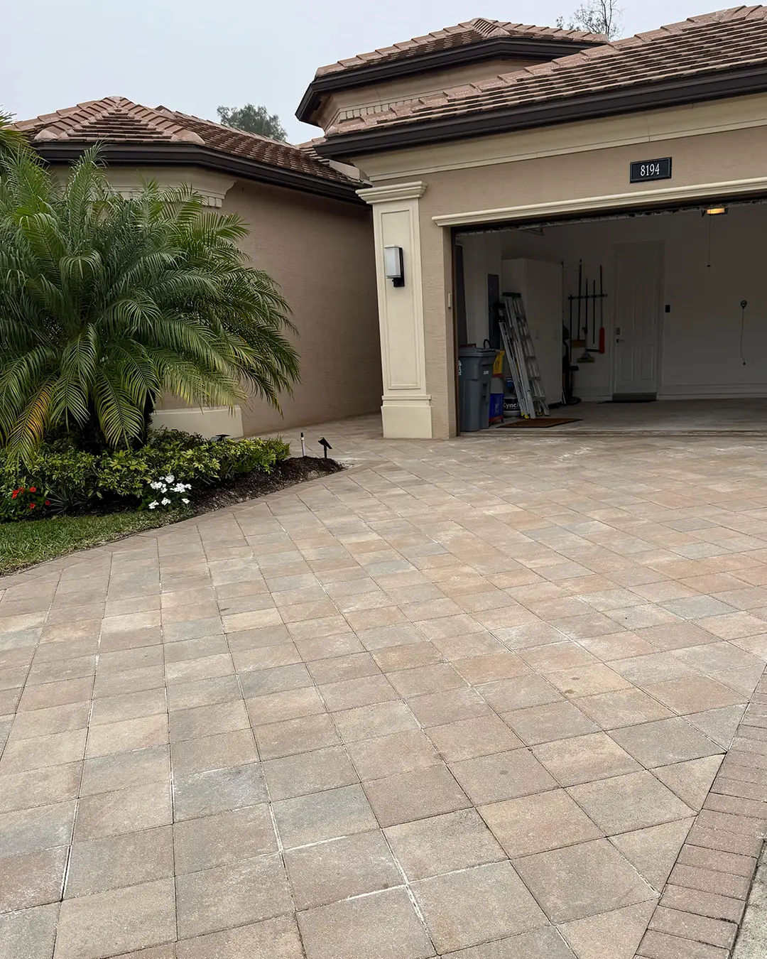 Driveway cleaning before