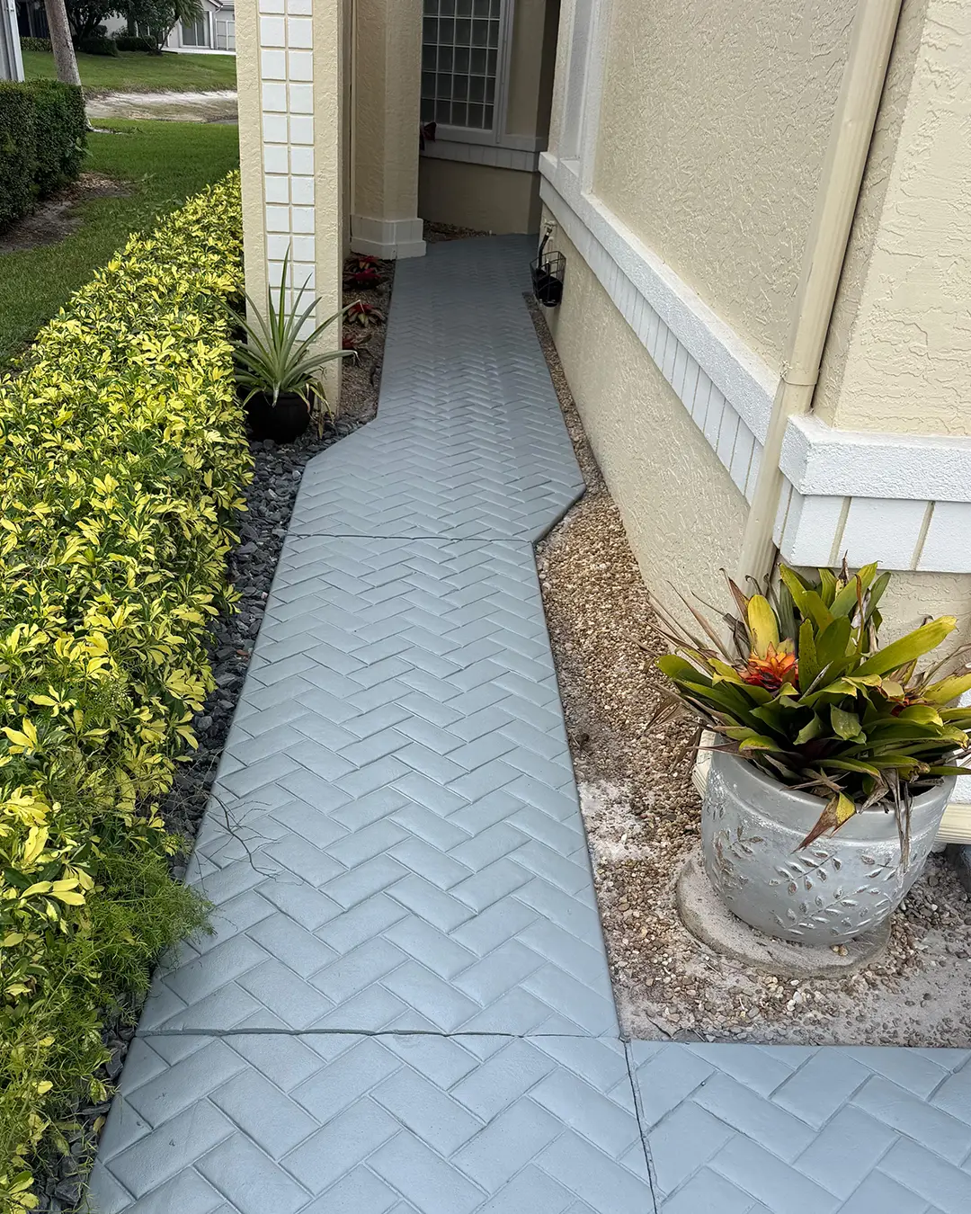Deck painting after