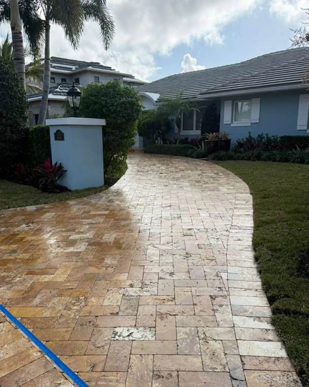 Driveway sealing after